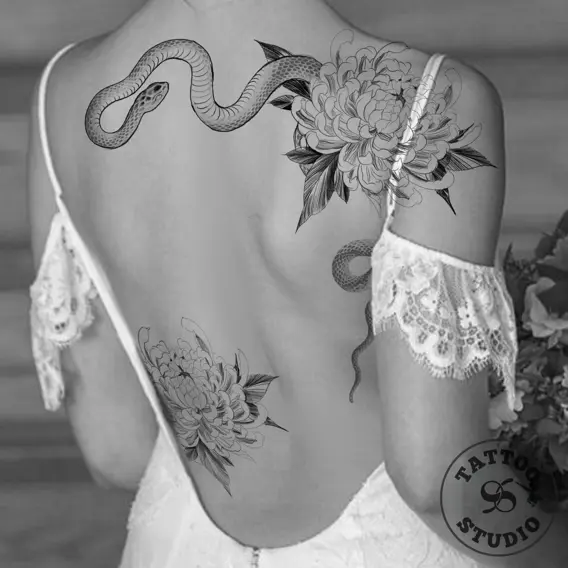 Laura - Snake and flower 