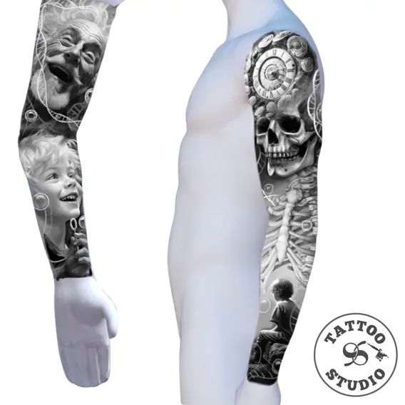 Raza - Black & Grey realism 4 