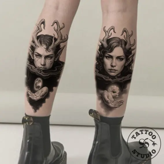 Kola - Black and grey realism 2 