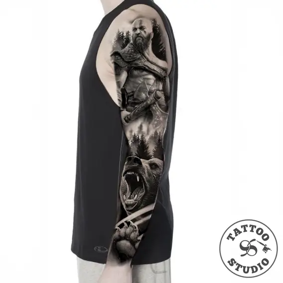 Kola - Black and grey realism 12