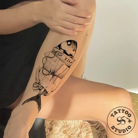 Laura K - Fisk i avis 