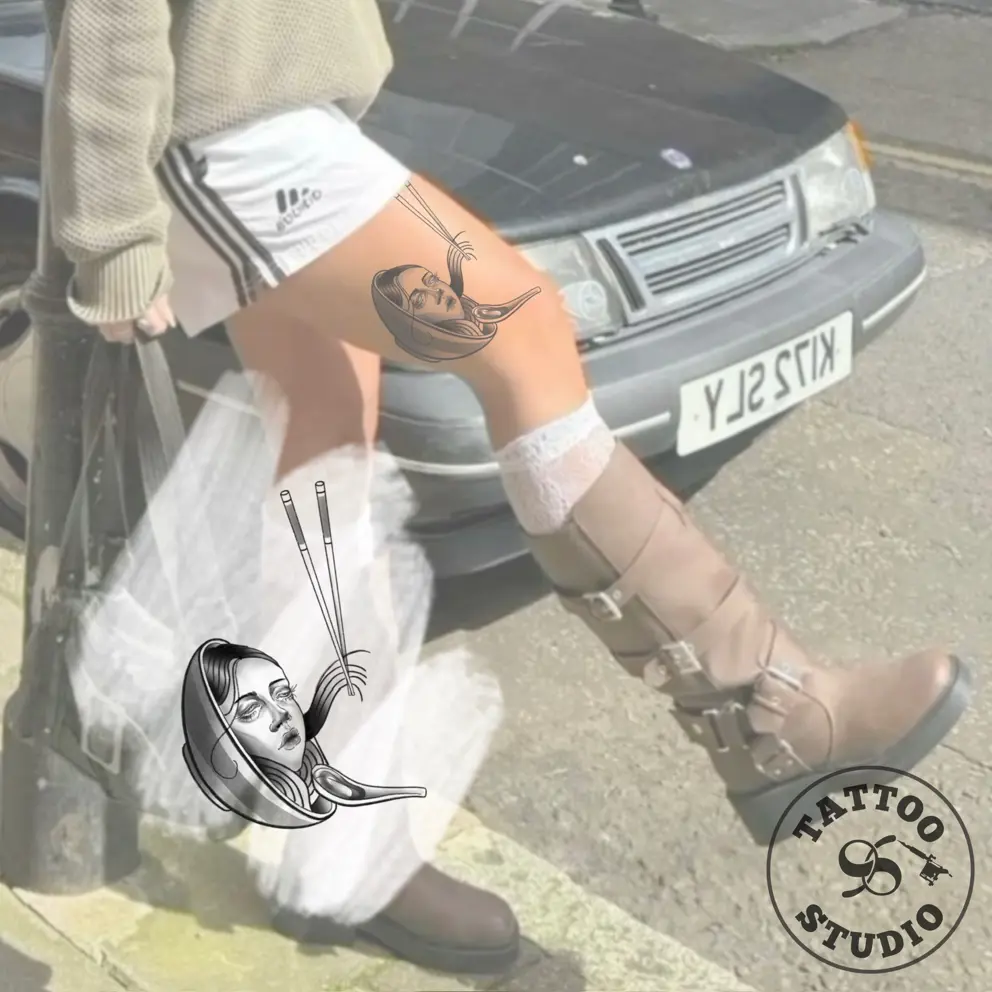 Frederikke Lady in ramen bowl